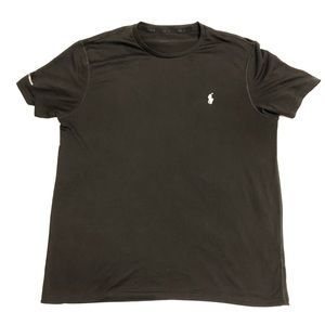 Black Polo Performance Jersey T-Shirt
